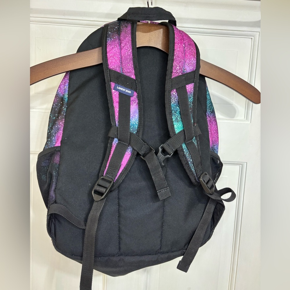 Lands' End ClassMate Backpack galaxy print - Picture 4 of 12